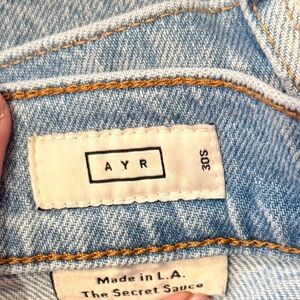 AYR the secret sauce jeans 30s